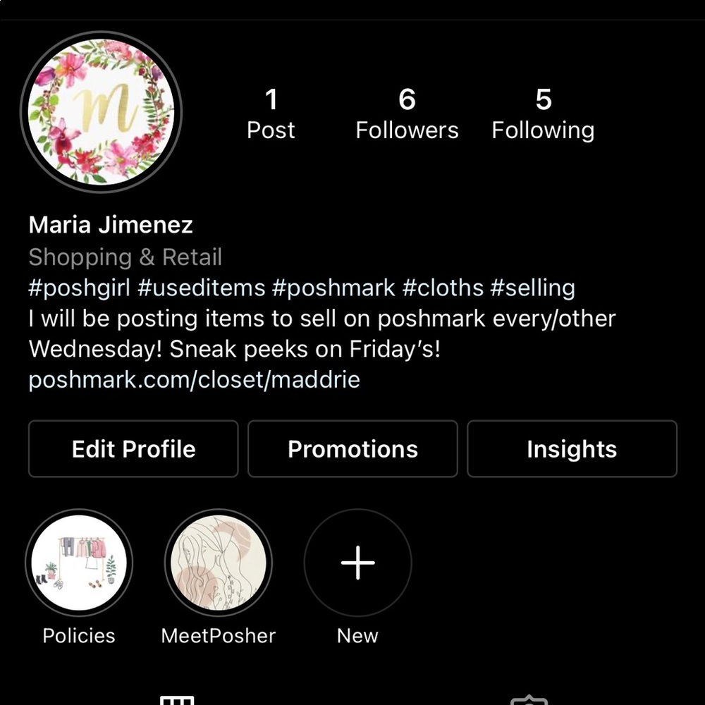 Follow my Instagram for items before anyone else.